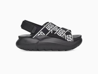 UGG LA Cloud Sandal Womens Slides Black - AU 483IZ